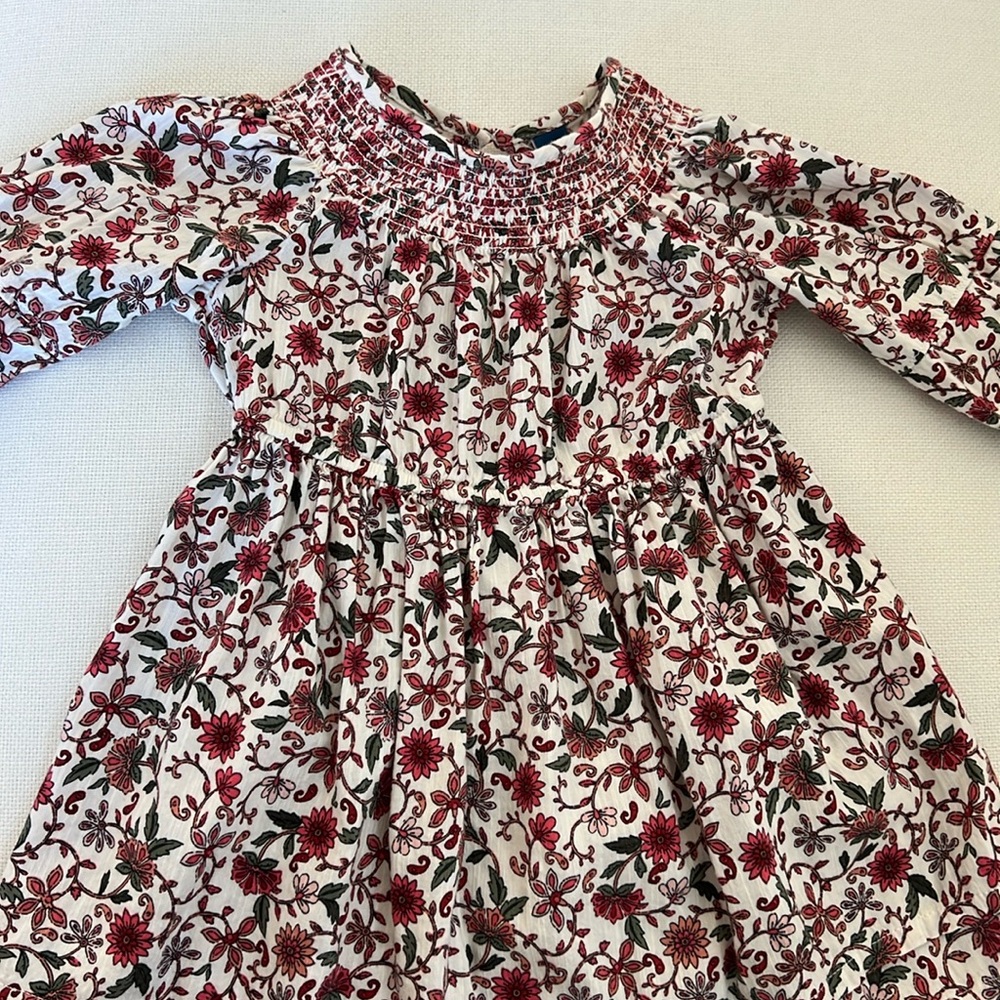 Old Navy Floral Smocked Kids Dress